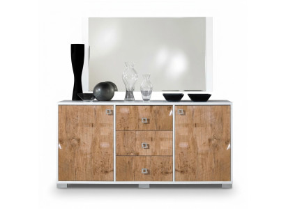 Anrichte Design Kommode 100*50 Luxus Holz Kommoden Schrank Wohnzimmer Schränke
