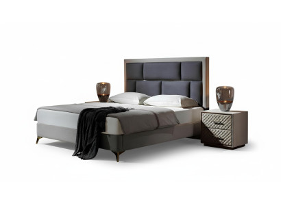 Betten Möbel Schlaf Hotel Doppel Luxus Schlafzimmer Bett Design Polster Samt Neu