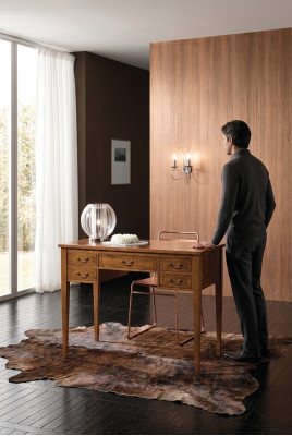 Schreibtisch Tisch Italienische Einrichtung Möbel Tische Holz Büro Sekretär Neu