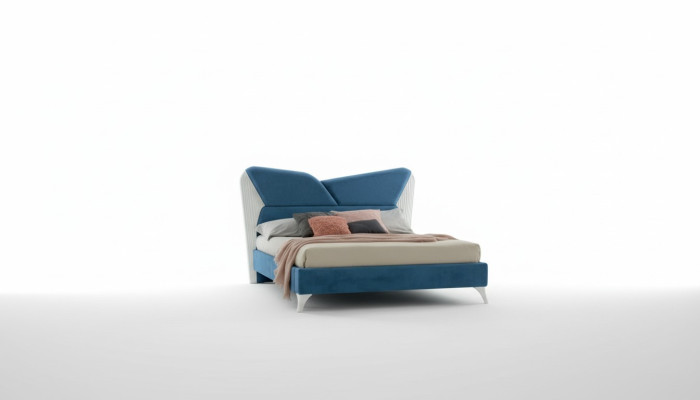 Bett Doppelbetten Hotel Bett Modern Bettgestell Luxus Design Bettrahmen Holz Neu