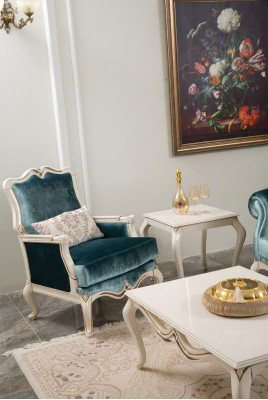 Sessel Sofas Sitz Stoff Wohnzimmer Textil Luxus Möbel Einsitzer Neu