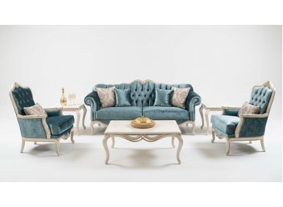Sofa Design Dreisitzer Couch Polster 3er Sofas Zimmer Möbel Luxus Stoff