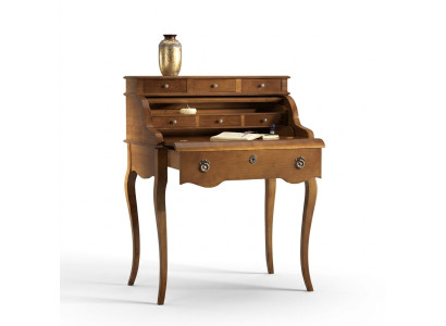 Barock Schreibtisch Büro Tisch Edle Holz Tische Rokoko Antik Stil Möbel Italien