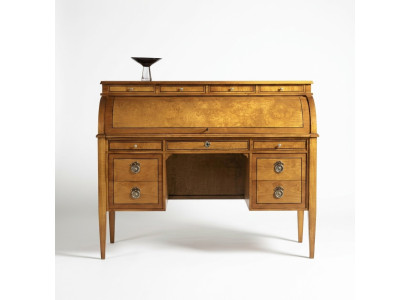 Tische Schreibtisch Büro Tisch Edle Holz Barock Rokoko Antik Stil Möbel Möbel