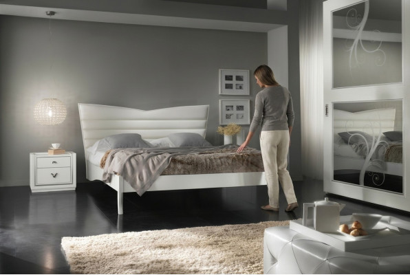 Schlafzimmer Bett Nachttisch Garnitur Gruppe Doppelbetten Betten Neu Set 3tlg.