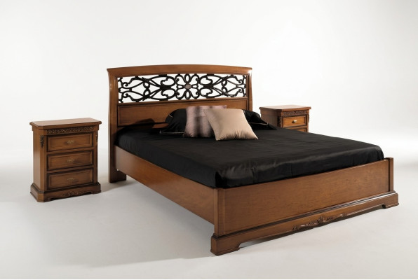 Holz Doppelbett Betten Massivholz Schlafzimmer Möbel Vaccari cav giovanni Bett