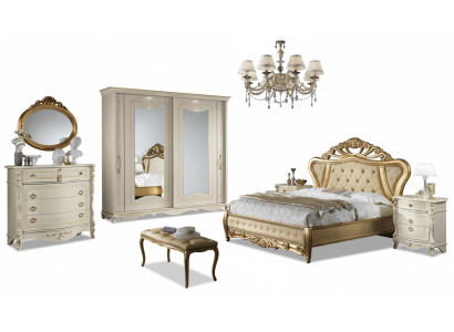 Doppelbett Schlafzimmer Möbel Schrank Nachttisch mit Schubladen Kommode 5tlg Doppelbett Schlafzimmer Möbel Schrank Nachttisch mit Schubladen Kommode 5tlg