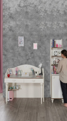 Bücherregal Schreibtisch Jugend Zimmer Möbel Regalen im Kinderzimmer 2tlg. Set