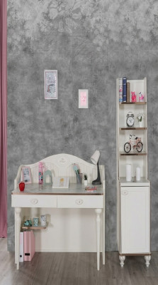 Bücherregal Schreibtisch Jugend Zimmer Möbel Regalen im Kinderzimmer 2tlg. Set