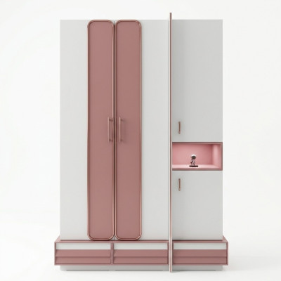 Kleiderschrank Schrank Schlafzimmer Schränke Zweifarbig Jugend Kleiderschränke