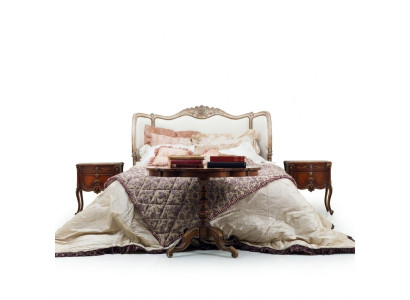Klassisches Bett Doppelbett Chesterfield Luxus Möbel Italienische Einrichtung