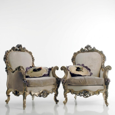 Sessel Sofa Couch 1 Sitzer Designer Couchen Club Art déco Polster Fernseh Lounge