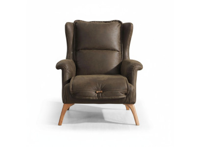 Weicher Ohrensessel Couch Sessel Einsitzer Möbel Sofa Wildleder Optik Schwarz Weicher Ohrensessel Couch Sessel Einsitzer Möbel Sofa Wildleder Optik Schwarz