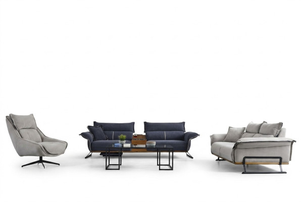 Luxus Sofagarnitur Italienische Stil Möbel Sofa Set Garnitur 3tlg