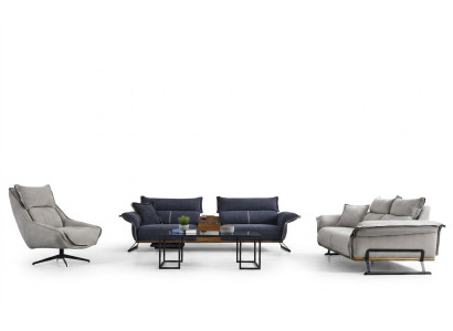 Luxus Sofagarnitur Italienische Stil Möbel Sofa Set Garnitur 3tlg