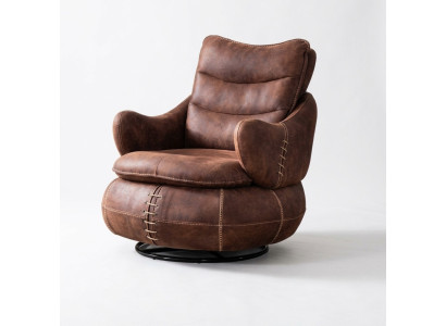 Sessel Sitz Klassisch Design Wohnzimmer Polster Einsitzer Leder Stil Möbel Luxus