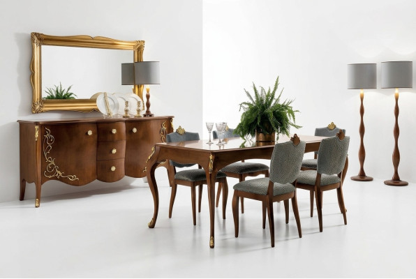 Tisch Echtes Holz Klassische Barock Antik Stil Esstisch Tische Echtes Holz Neu