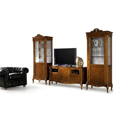 Fernseh Schrank Wohnzimmer Sideboard rtv Schublade tv italienische Barockmöbel