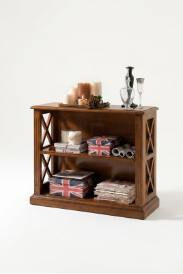 Bücherregal Vitrine Vitrinen Schränke Klassische Schrank Bücherschrank Holz Neu