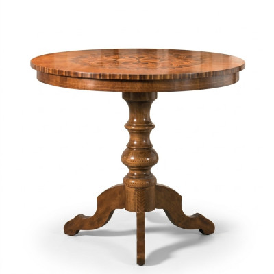Esstisch Luxus Rund Tisch Massiv Holz Italien Neu Esszimmer Tische Runde Möbel