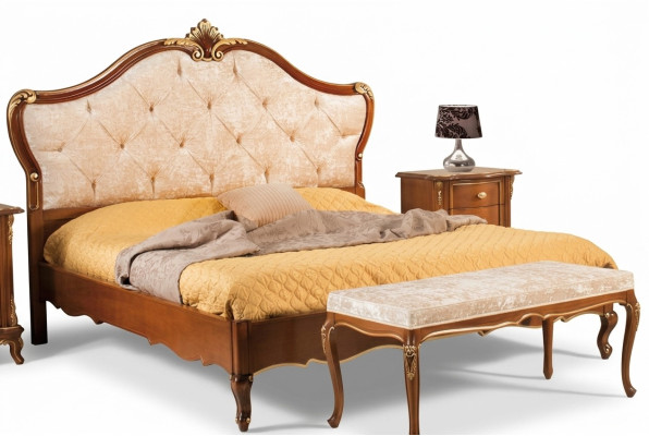 Bett Möbel Doppelbett Naturholz Schlafzimmer Möbel Design Betten Möbel Italien