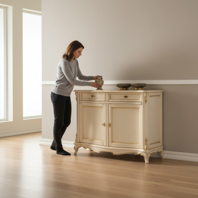 Kommoden Anrichte Massiv Holz Schränke Italien Schrank Möbel Kommode Sideboard