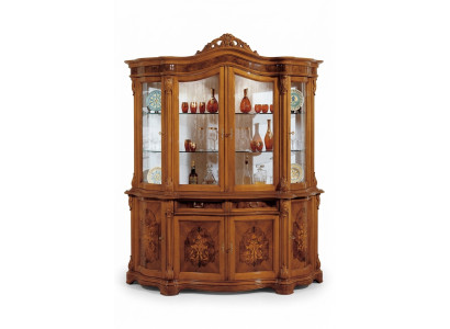 xxl Vitrinen Glas Schrank Echtholz Vitrine Anrichte Italienische Möbel Schränke xxl Vitrinen Glas Schrank Echtholz Vitrine Anrichte Italienische Möbel Schränke