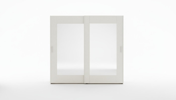 Luxus Kleiderschrank mit Schwebetüren Schlafzimmer Schrank Schränke Holz Modern
