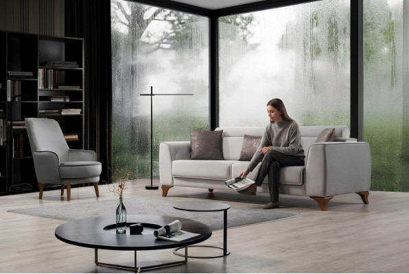 Sitzgarnitur Couch 3+1 Sitz Garnitur Design Sofas Sofa Barock Polster Sessel