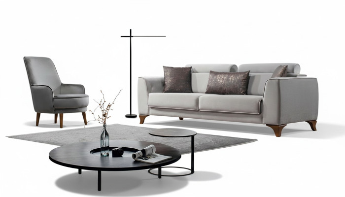 Sitzgarnitur Couch 3+1 Sitz Garnitur Design Sofas Sofa Barock Polster Sessel