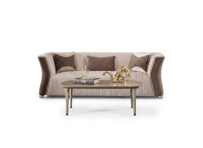 Polster Designer Möbel Dreisitzer Sofa 3 Sitzer Sofas Luxus Textil Couchen big