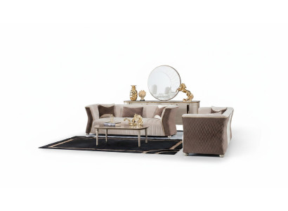 Couchgarnitur Dreisitzer Couchen Sofa Luxus 3+3 Sitz Sofagarnitur Couch Polster