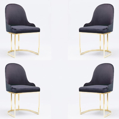 Garnitur Sitz Polster Holz 4x Stühle Möbel Neu Esszimmer Küche Gruppe