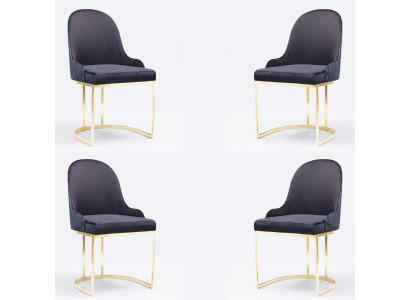 Garnitur Sitz Polster Holz 4x Stühle Möbel Neu Esszimmer Küche Gruppe