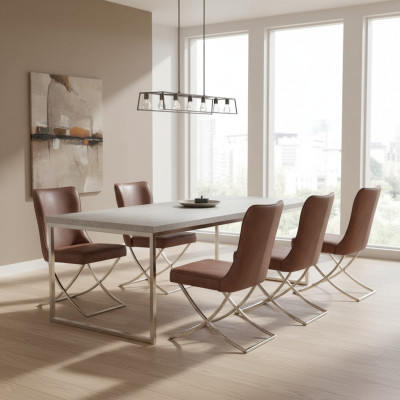 Stuhl 6 Ess Zimmer Club Sessel Holz Lounge Design Möbel Polsterstuhl