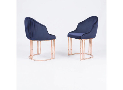 Ess Zimmer 1x Stuhl Stühle Polster Textil Modern Designer Lehn Sitz