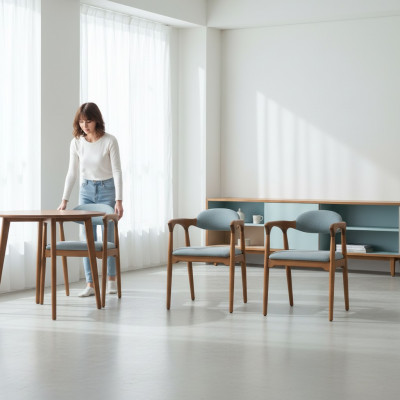 Möbel Gruppe Esszimmer Garnitur Set 6 Stühle Essgarnitur Essgruppe