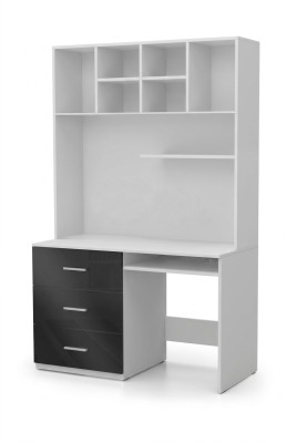 Schreibtisch Schwarz Tisch Büro Kinderzimmer Jugendzimmer Tische Neu Hochglanz