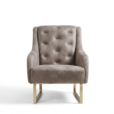 Sessel Textil Wohnzimmer Luxus Design Möbel Stühle Moderner Chesterfield