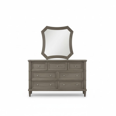 Luxus Kommode Spiegel Style Design Möbel Modern Schlafzimmer Kommode neu braun