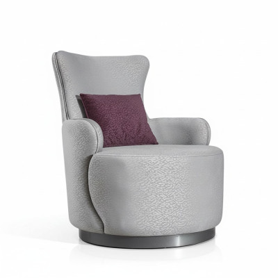 Runder Clubsessel Sofa Couch Relax Einsitzer Polster Möbel Einrichtung