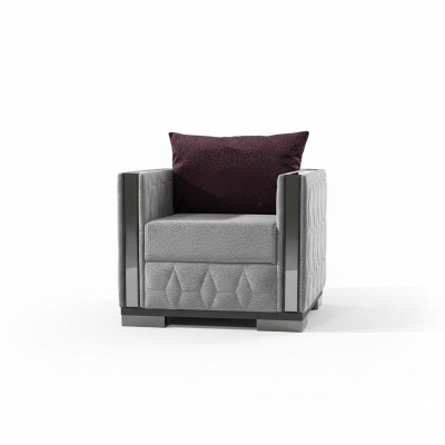 Sessel Einsitzer Möbel Wohnzimmer Couch Sofa Relax Spiegel Elemente