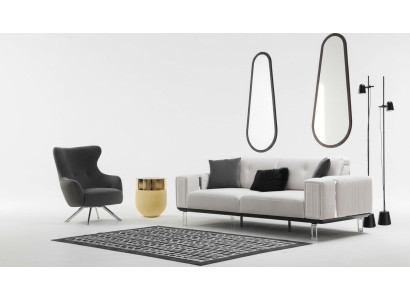 Sofagarnitur Sofa Luxus 3+1 Sitz Sofas Sessel Stoff Design Sitzpolster Möbel Neu