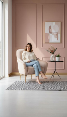 Sessel Einsitzer Luxus  Polster Sitz Designer Textil Sitz Stoff Modern