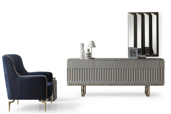 Garnitur Sideboard Spiegel Kommode Schrank Designer Luxus Schränke Kommoden Set