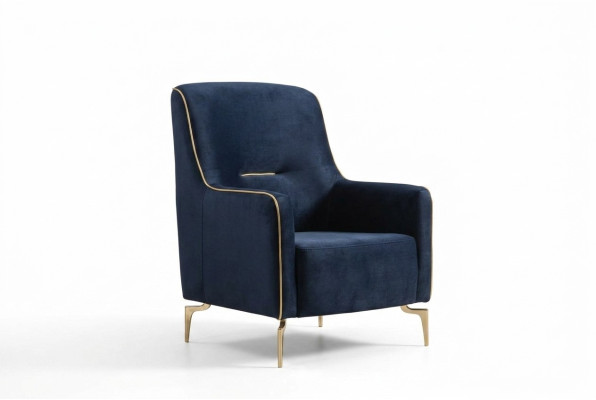 Sessel Einsitzer 1 Sitz Clubsessel Stoff Moderner Stuhl Wohnzimmer Möbel Textil