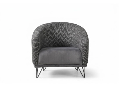 Sessel Einsitzer Sofa Couch Polster 1 Sitz Clubsessel Stoff Modern Wohnzimmer