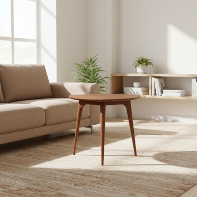 Tisch Beistelltisch Tische Couchtisch Holztisch Braun Holz Luxus Möbel Neu