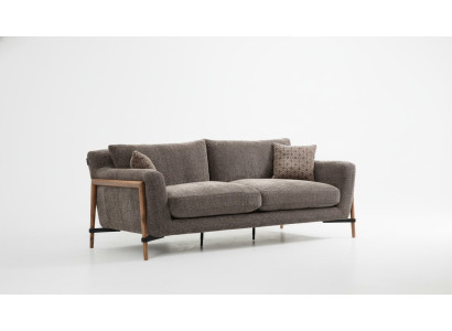 Zweisitzer Sofa 2 Sitzer Stoff Sofas Modern Design Wohnzimmer Grau Zweisitzer Sofa 2 Sitzer Stoff Sofas Modern Design Wohnzimmer Grau