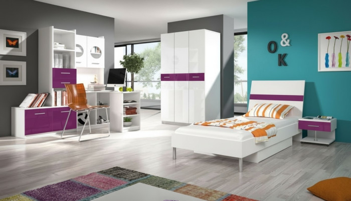 Eckschreibtisch Modern Schreibtisch Holz Jugend Kinderzimmer Weiß Möbel Design
